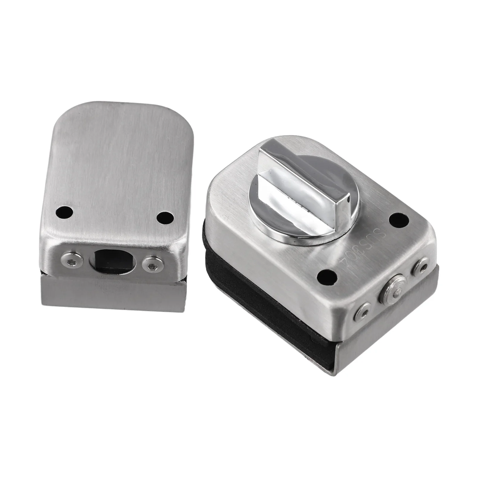 Замок для стеклянной двери Магазин Стеклянный замок Push-pull Двойной дверной