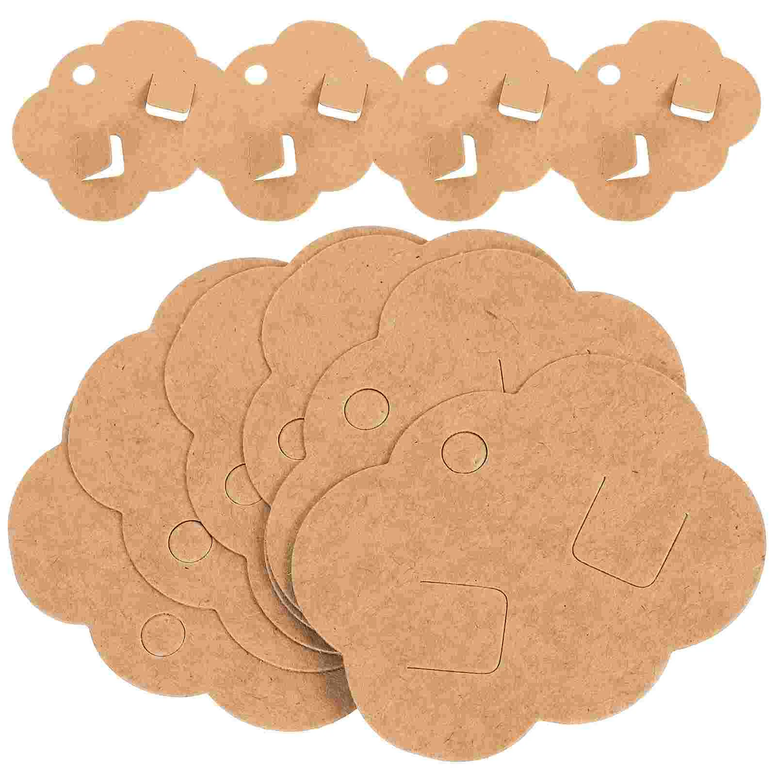 

100 Pcs Hairpin Card Jewels Bow Holder Selling Display Paper Cards Jewelry Accessories Shop Jewelries Hanging