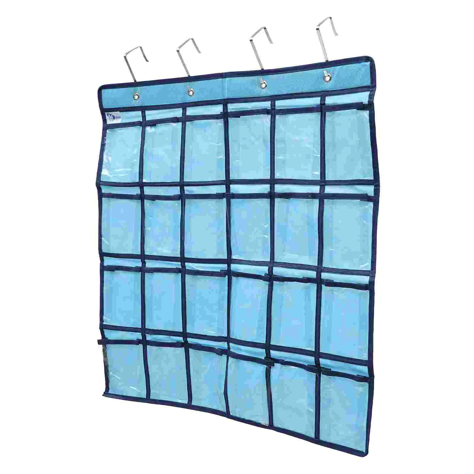 

Pocket Organizer Hanging Cell Holder Bag Storage Chart Calculator Pockets 24 Classroom Wall Multipledoor Toiletry Bagsschool