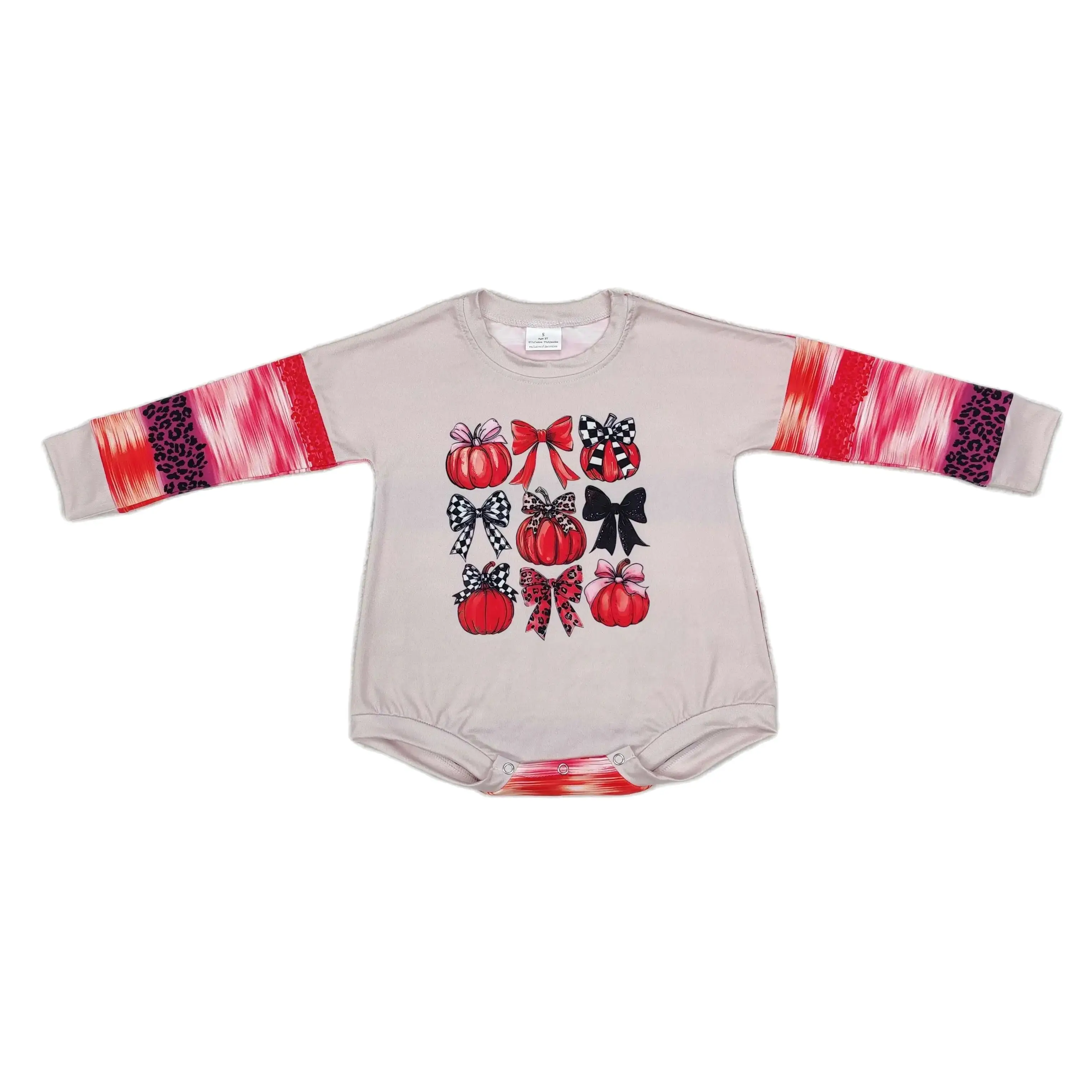 Оптовая продажа цельный комбинезон для новорожденных девочек серого цвета