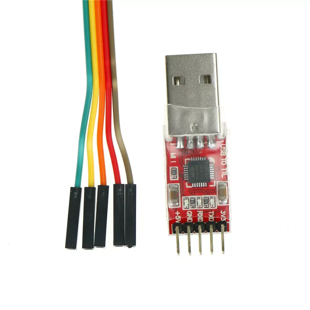 

1pc CP2102 Module USB To TTL Serial Converter UART STC Download 5pcs Cable