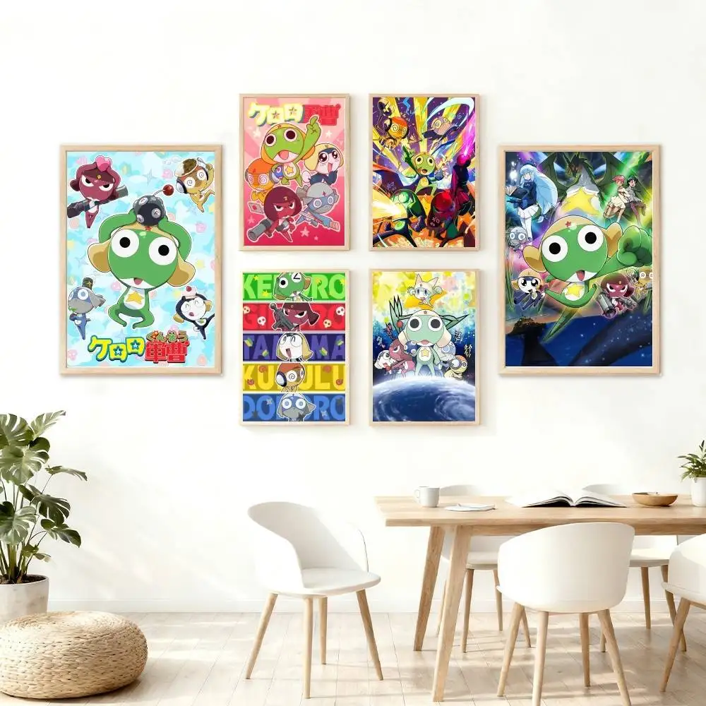 Фото Постер с изображением аниме K-Keroro, настенное искусство для декора кабинета, гостиной, уникальное украшение для дома, подарок №2