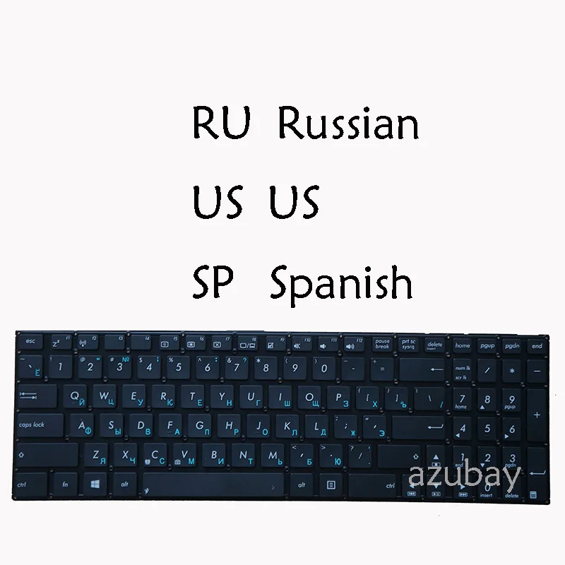 Клавиатура для ASUS U58C U58CA U58CB U58CM P56C P56CB E56C E56CB 0KN0-N31RU13 0KNB0-6217RU00 0KNB0-6108US00 Русский