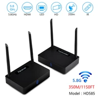 measy hd585 wireless hdmi adapter extender kit 350m with ir passthrough work with monitoring equipment support 8 groups of cha