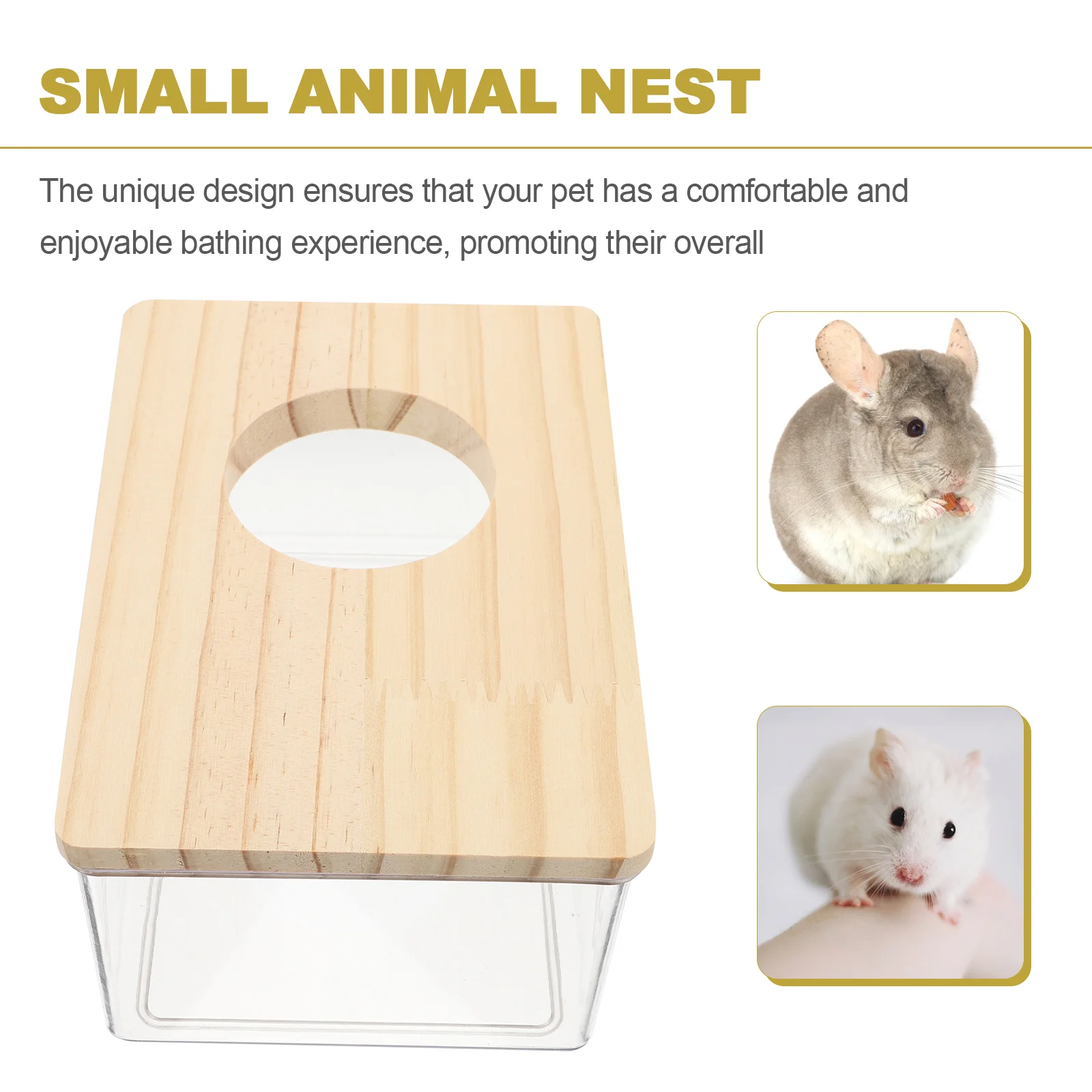 Прозрачный домик для ванны хомяка контейнер песочной маленьких животных клетки