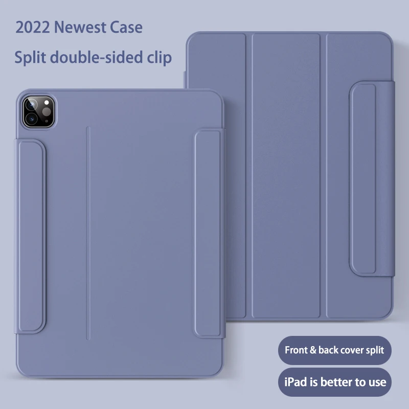 

3 in 1 Magnetic Cover for iPad Pro 12.9 2020-2022 Pro 11 2020 Capa Mini 6 2022 Case for iPad Air 5 Case 10.9 10th Split Funda