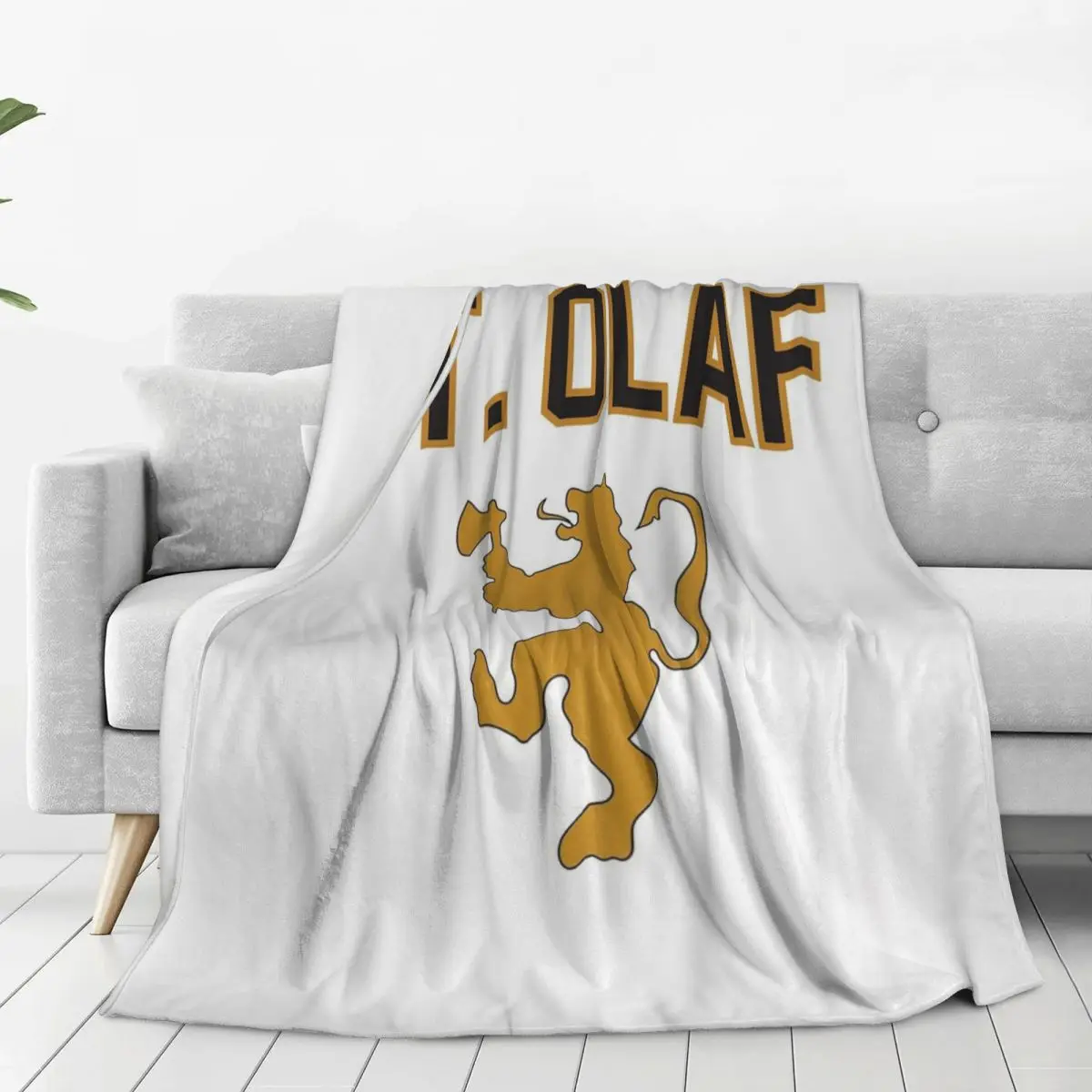 St. Olaf - Северное поле Миннесота одеяла фланелевые портативные для дивана