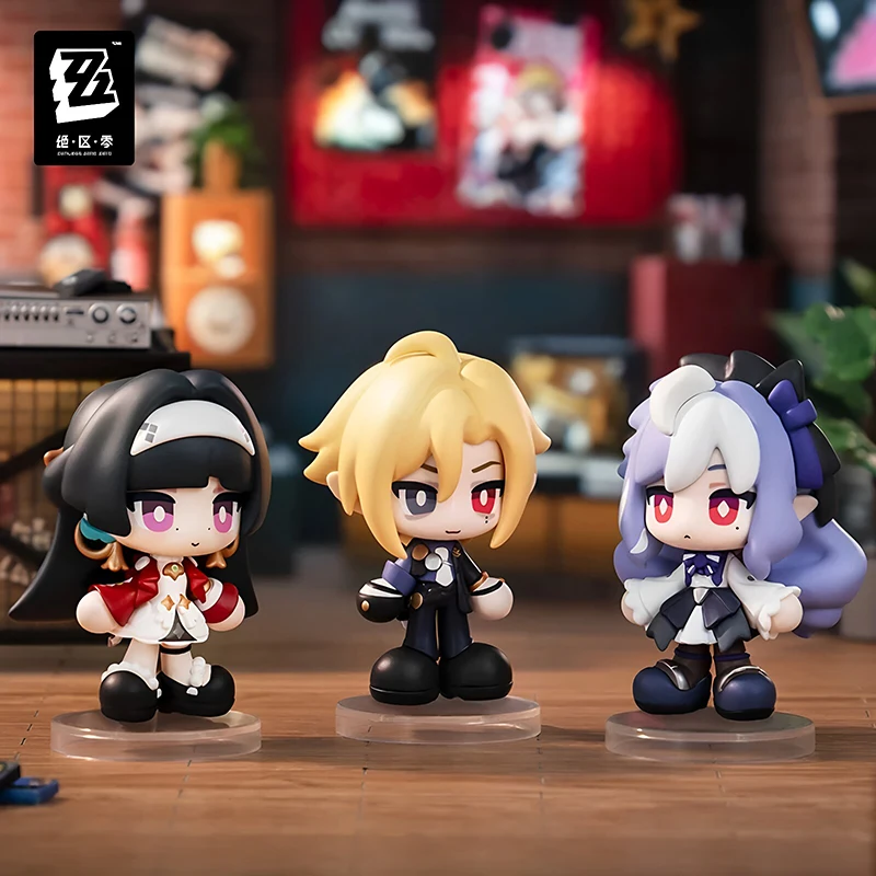 Фото Оригинальные мини-фигурки Zenless Zone Zero Tiny Agents Chibi в слепых коробках, коллекционные украшения для рабочего стола, подарок на день рождения для фанатов аниме. №4