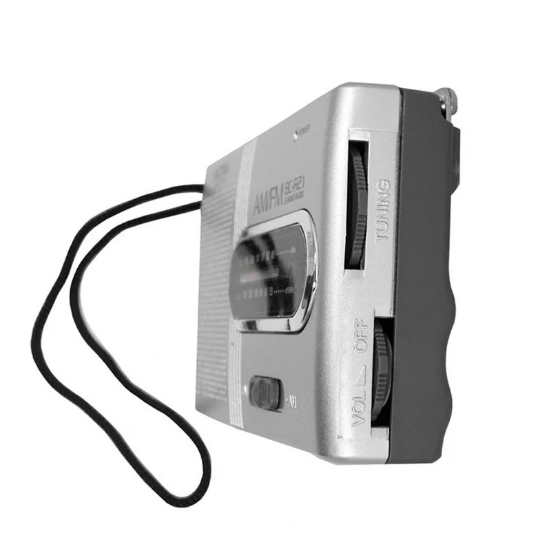 Двухдиапазонный портативный мини-радиоприемник AM / FM с стереоколонкой и