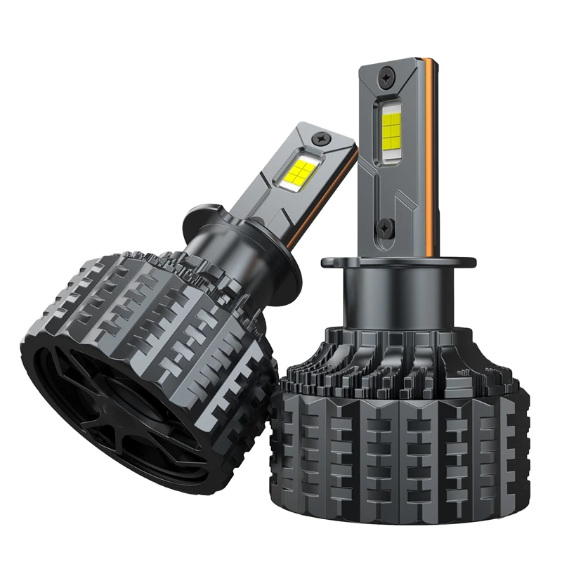 

Pack Of 2 H4 LED Bulbs LED Headlight Bulb Hi/Lo Beam LED Headlight Bulb 6500K With 12000RPM Turbo Fan