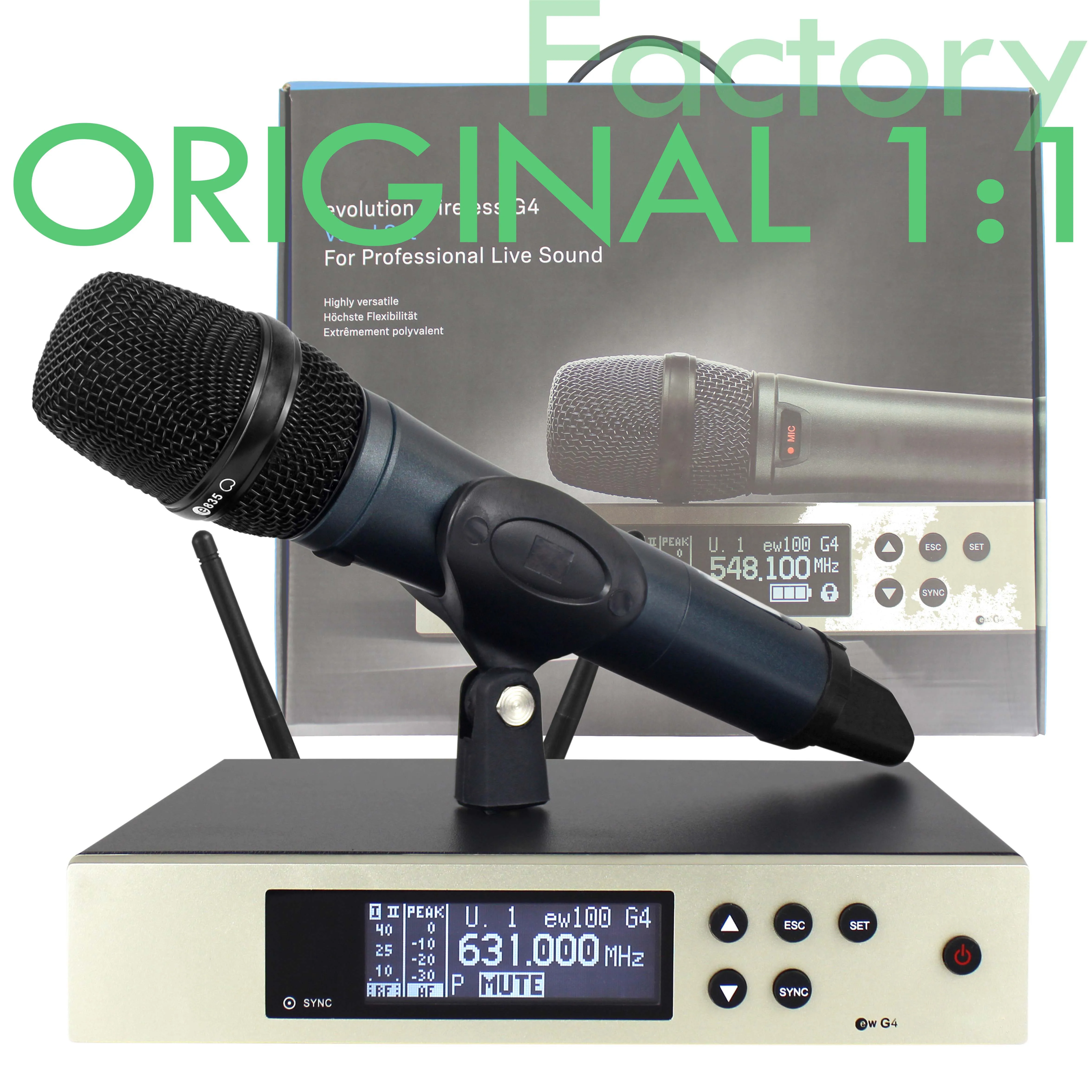 Профессиональный аудиомикрофон LCZ, беспроводная система EW100G4, EW135G4, UHF, микрофон, динамический микрофон, гарнитура, петличный микрофон