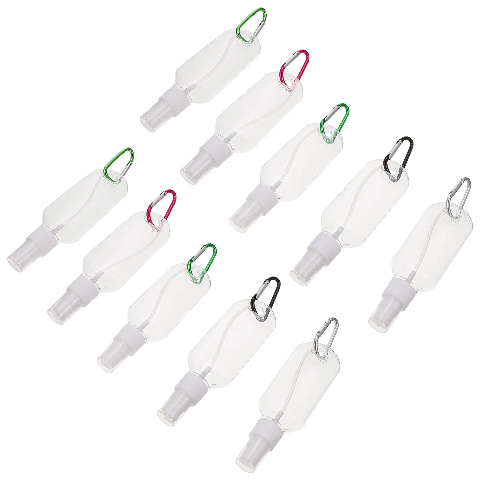 

Travel Size Toiletries Containers Keychain Spray Bottle Portable Sub Bottles