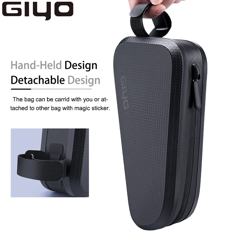 

GIYO Bicycle Bag Waterproof Front Top Frame Tube Bag 1.5L Capacity Reflective Pouch Pack MTB Road Bike Bag Bicycle Accessories