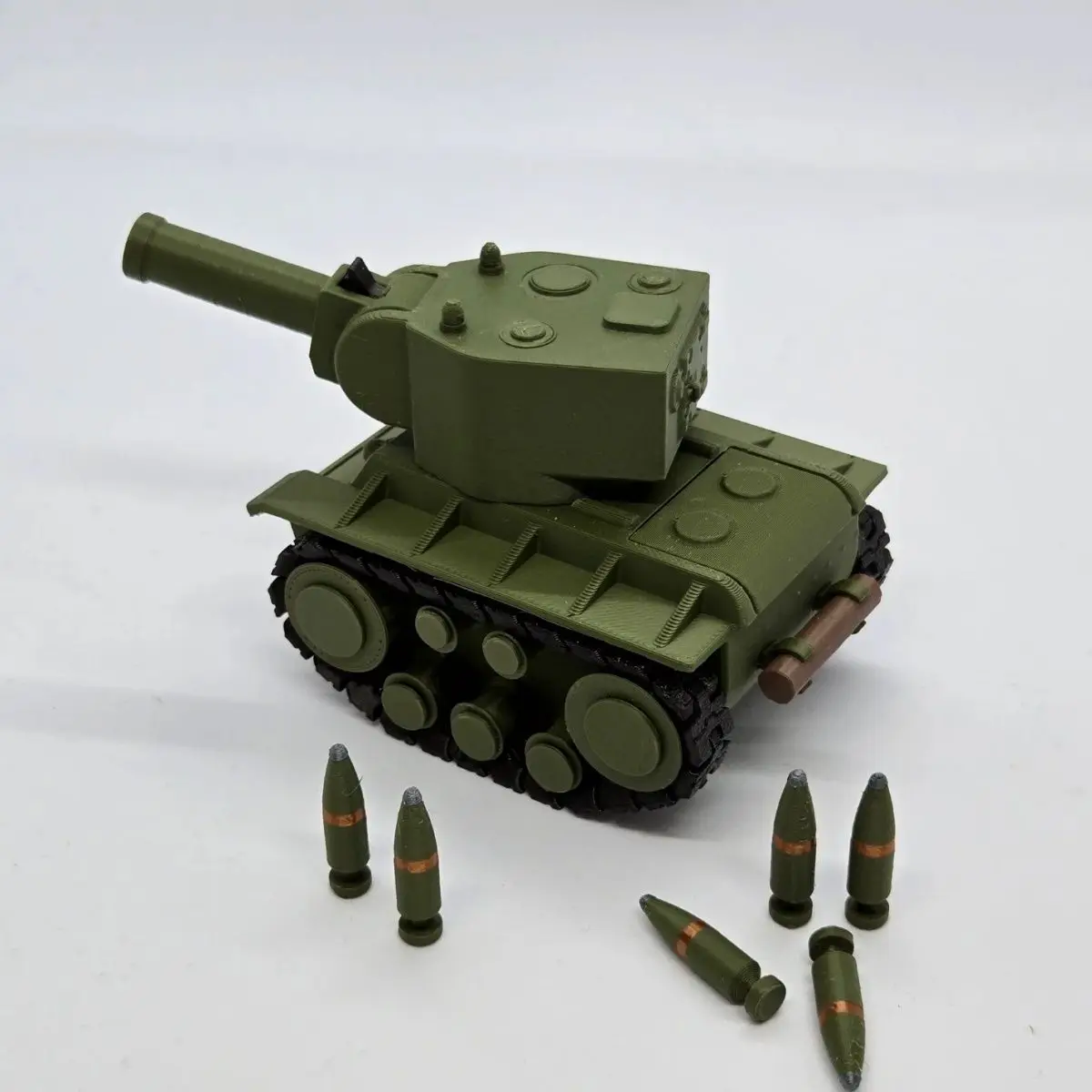 Танк в стиле милитари с 3D-печатью - запускаемая игрушка-пуля с вращающейся башней и интерактивной технологией боевой моделирования для подарка (art.: 3920d2fbc3775) - 3920d2fbc3775