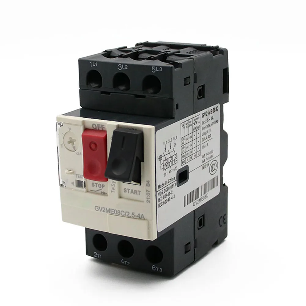 

1pcs GV2ME Motor Start Protection Switch Thermal Magnetic Type Overload Short Circuit Breaker MPCB With GB/T14048 2 GB/T14048