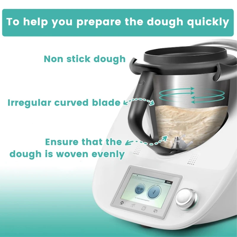 Нож для теста Thermomix сменные аксессуары ножей смешивания подходящие TM6 TM5 TMF нож