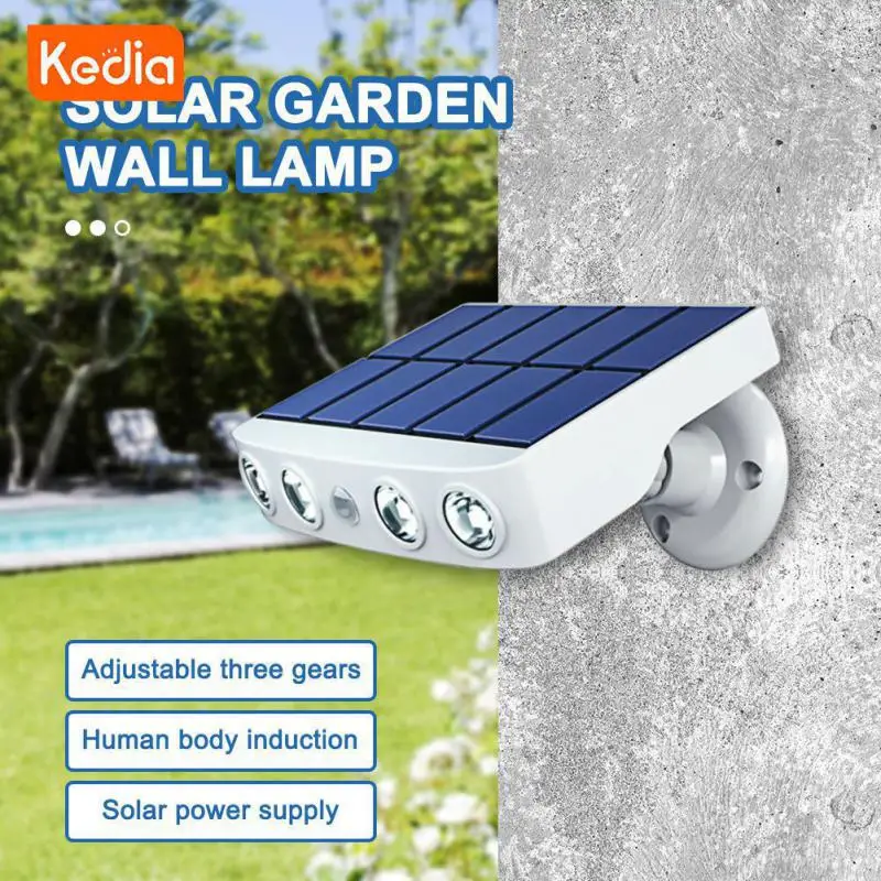 

Low Maintenance Street Wall Lamps Bright Garden Lights Solar Powered Led Solar Lights Motion Sensor Long-lasting Durable