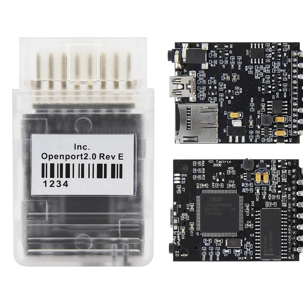 ECU-сканер Tactrix с открытым портом 2 0 ECU FLASH OBD2 инструмент для вспышки 2022 06 xentry