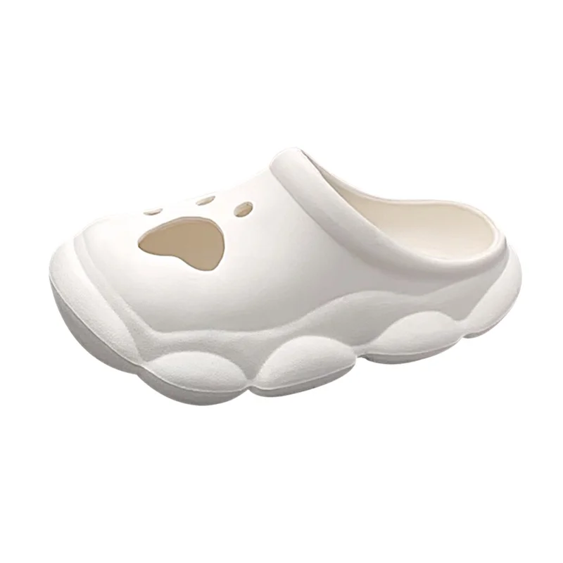 Original Couple Beach Sandals Female Summer Hollow Out Thick Sole Slipper Student High Street Ins Hole Shoes Male