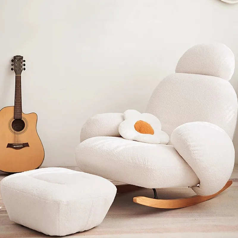 

Lounge Living Room Chairs Rocking Recliner Occasional Floor Sofa Chair Luxury Lazy Living Sillones Moderno Garden Furniture Sets