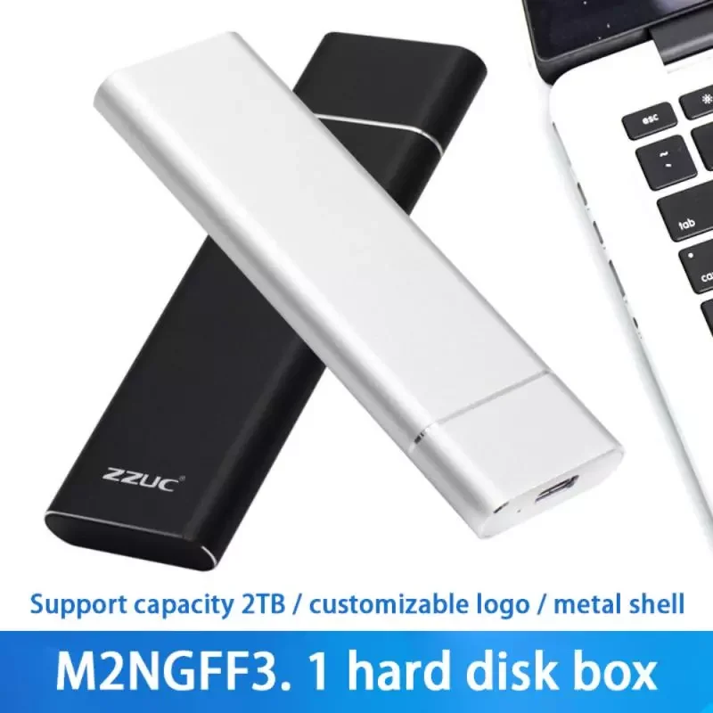 USB3.1 Type-C To M.2 B Key NVMe PCIE SSD Box Solid State Drive Housing Case 10Gbps M2 NGFF SSD 2280 Hard Drive Disk Enclosure