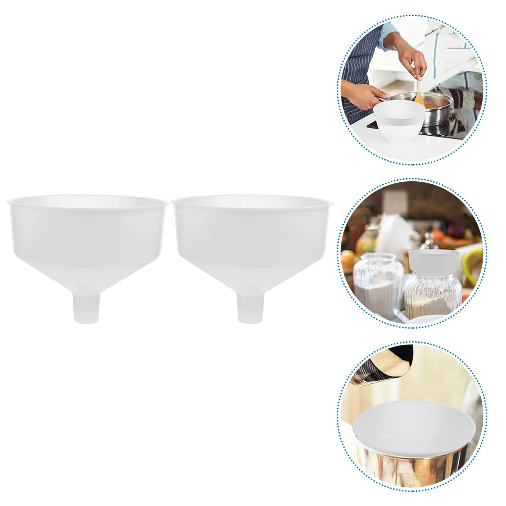 

2pcs Kitchen Funnel Multi-function Funnels Liquid Funnels Funnels Funnels
