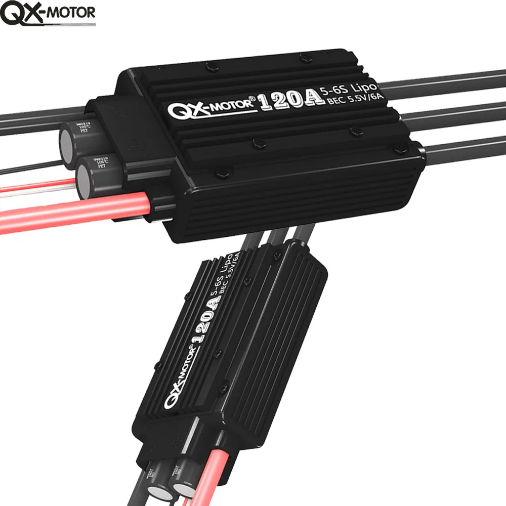 QX-Motor Lite-32 120A ESC 5-6S электронный регулятор Внешний 5 В/6 А BEC для самолетов вертолетов
