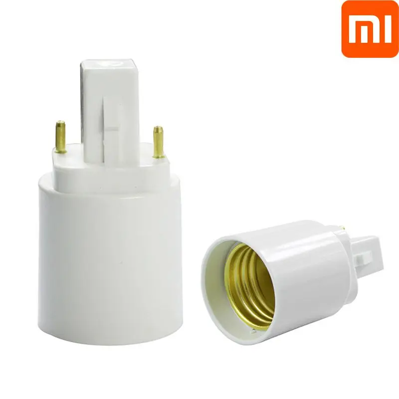 

Адаптер для XIAOMI ABS LED G24 на E27, галогенный CFL-адаптер для базового освещения, адаптер для держателя лампы G24 на E27, 2 контакта, 85-265 в
