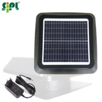 Solar Attic Gable Vent Tools 24Hrs Fresh Air Circulation Ventilation Heat Conditioning Roof Fan  Ceiling Home Exhaust