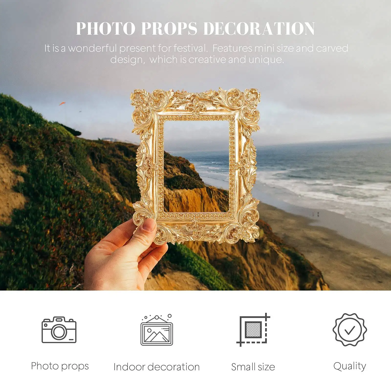4 шт. фоторамка под старину Настенная подвесная настольный дисплей