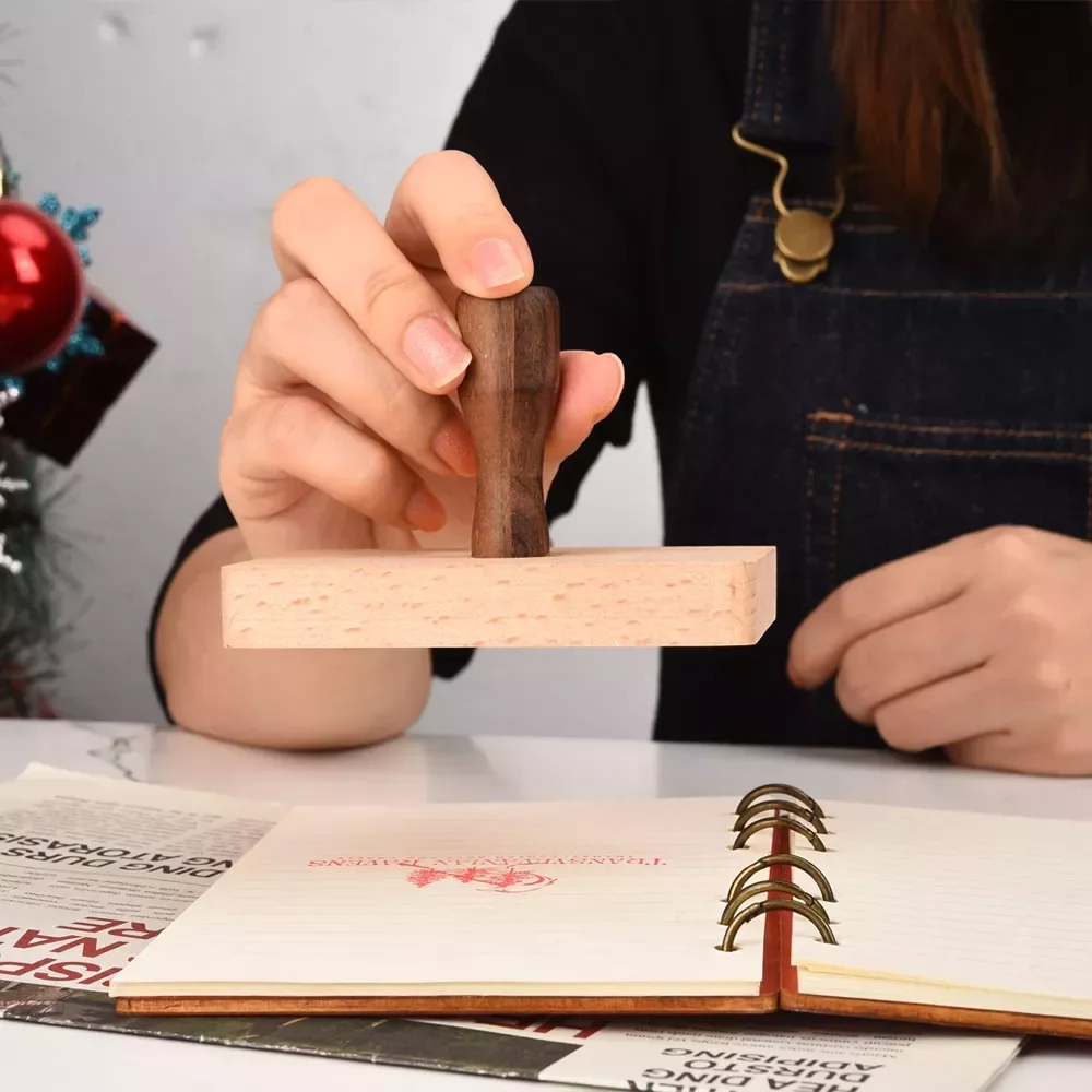 

Custom Large Size Wood Seal Stamp Personalized Logo Wedding Stamp For Wedding Invitations Stationery Custom Party Decoration