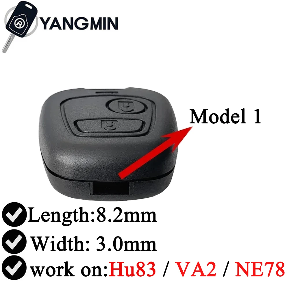 

Clef peugeot Сменный чехол для автомобильного ключа для Xsara Picasso Box для Citroen C1 C2 C3 C4 для Peugeot 206 207 307 408 607