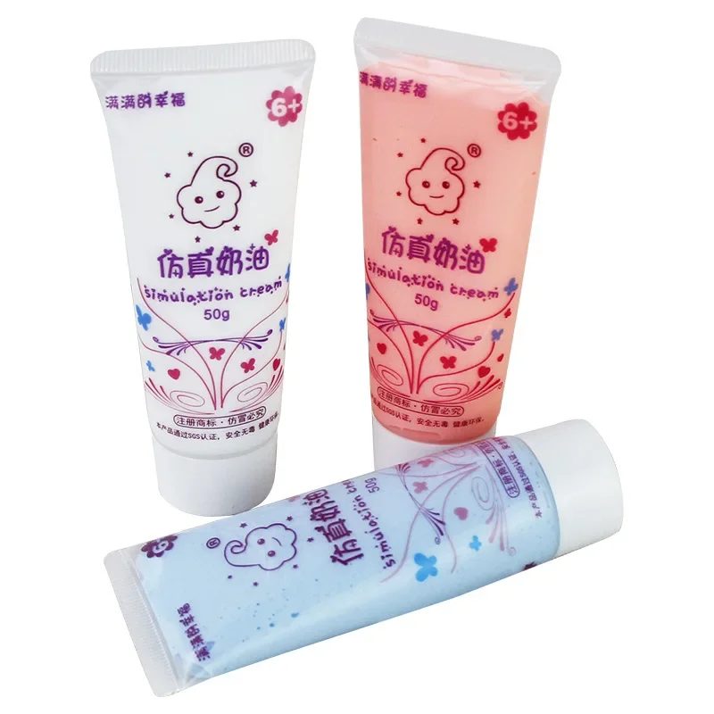 Имитация кремового клея DIY Материал посылка ручная работа прозрачная прочная