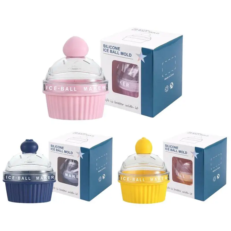 

Ice Ball Mold Non-stick Lid Ice Ball Maker Mold For Freezer Round Ice Cube Mold Circle Ice Cube Making Sphere Ice Chilling