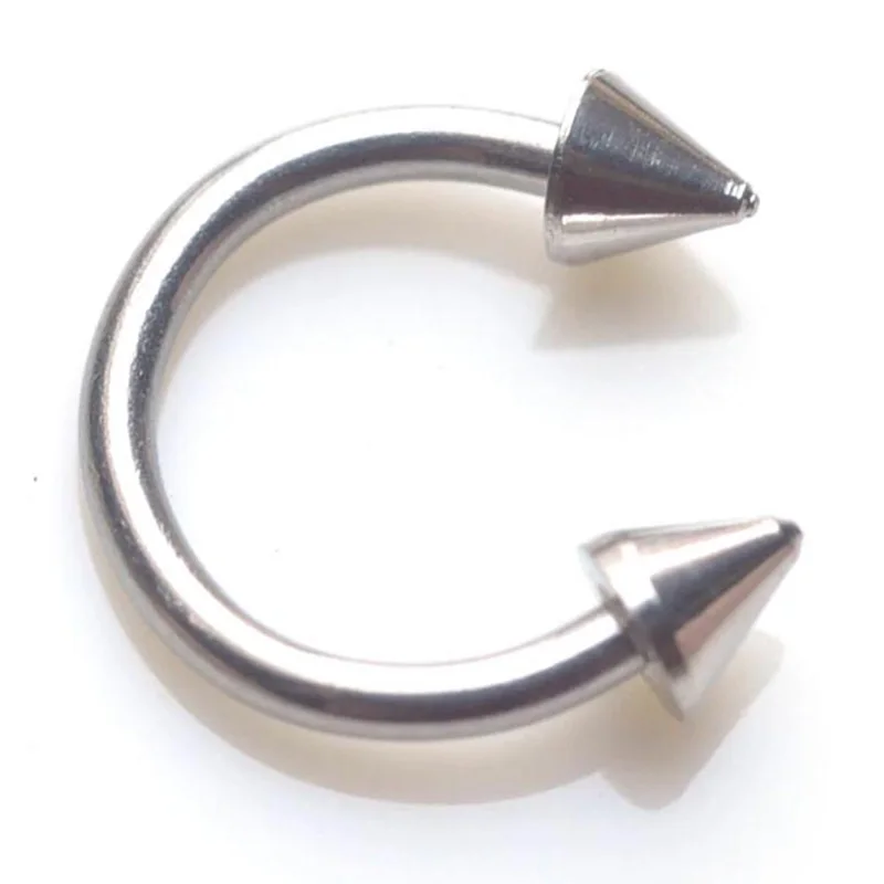 PINKSEE 18 г 20 шт. серебряный язык брови губы живот пупок кольцо из нержавеющей стали