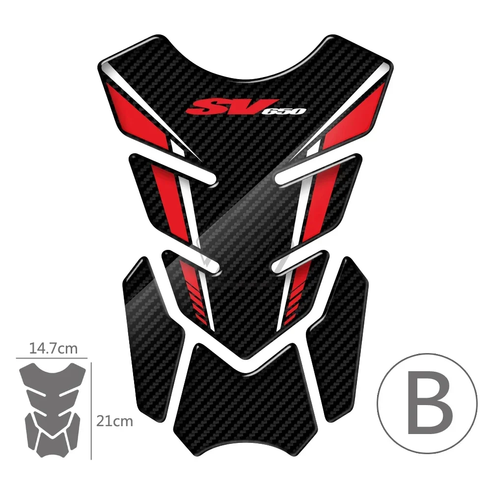 

Для Suzuki SV650 SV650S SV650X 3D Carbon-look защитная накладка на бак мотоцикла