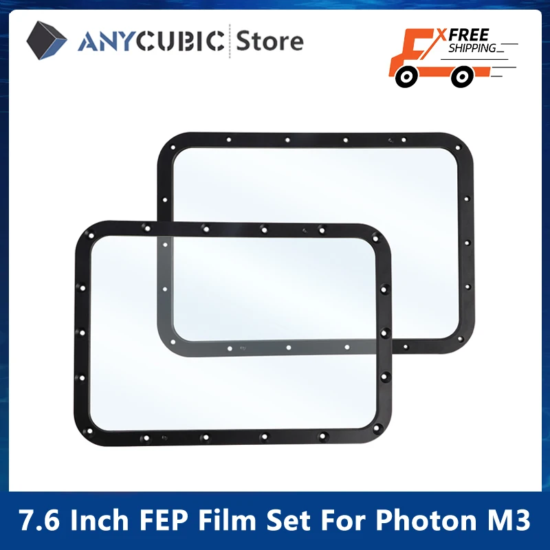 

ANYCUBIC 7.6 Inch FEP Film Set For Photon M3 Integrated Release Film For LCD 3D Resin Printer 3D Printing Accessorise