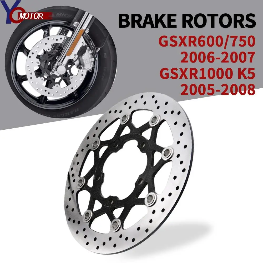 For SUZUKI GS-XR600 750 GS - XR1000 K5 Motorcycle Accessories Brake Disc Stainless Steel Moto Brake Rotors protection disk Parts