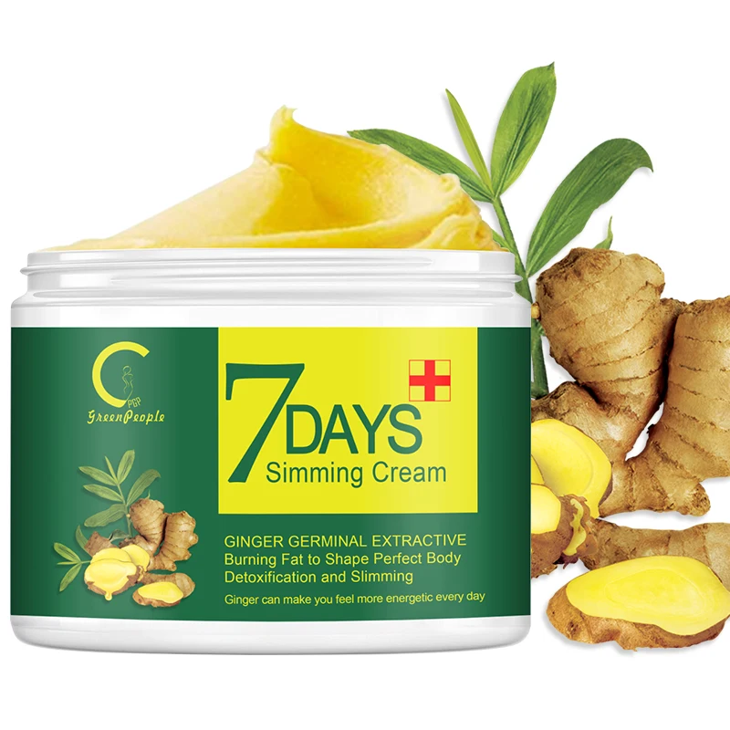 

GPGP Greenpeople Ginger Slimming Burning Belly Fat Cream Skin Tightening Body Massage Cream ​Weight Loss Products Fat Burner
