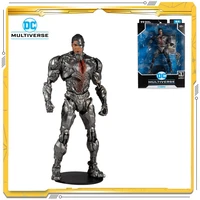 in stock original mcfarlane dc justice league cyborg model toy action figures toys for children gift