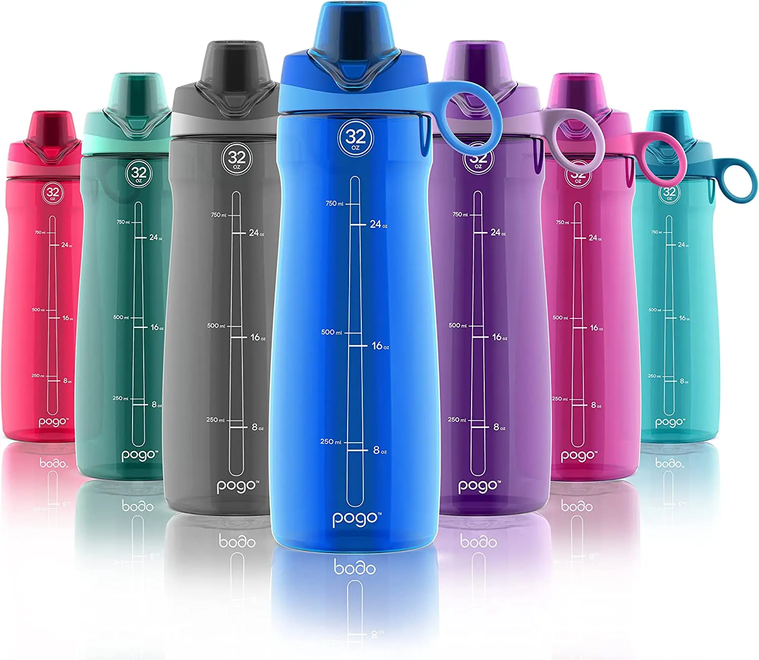 

BPA Free Plastic Water Bottle with Chug Lid, 947 g, Blue Atoll Outdoor Portable Sports Cycling Camping Hiking Bicycle School Kid