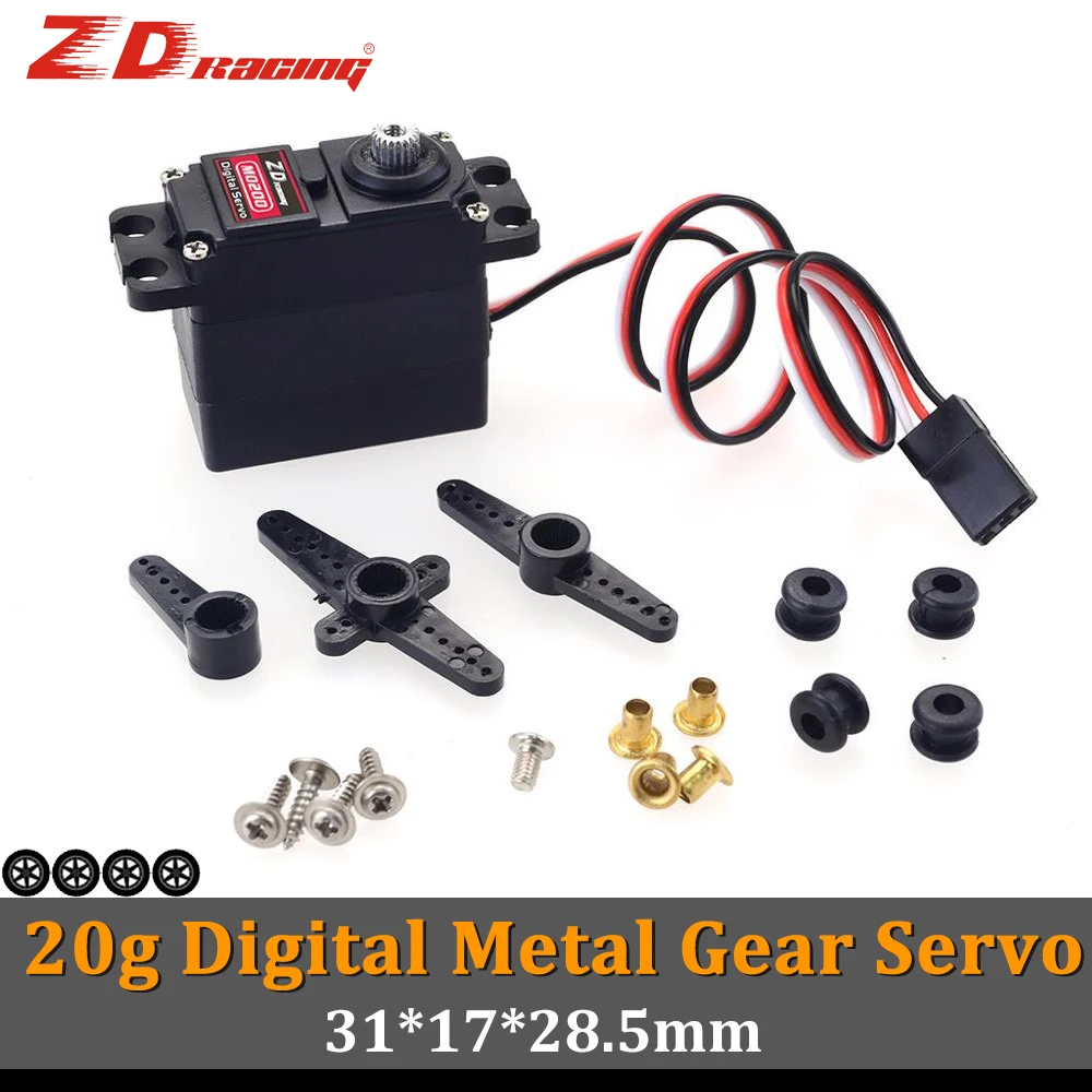 Фото ZD Racing Waterproof 20g Servos Metal Gear Pinion Servo for 1/16 1/12 1/14 RC Car Buggy Truck on Road Off Wltoys Traxxas Игрушки и ZD Racing Waterproof 20g Servos Metal Gear Pinion Servo for 1/16 1/12 1/14 RC Car Buggy Truck on Road Off Wltoys Traxxas Игрушки и