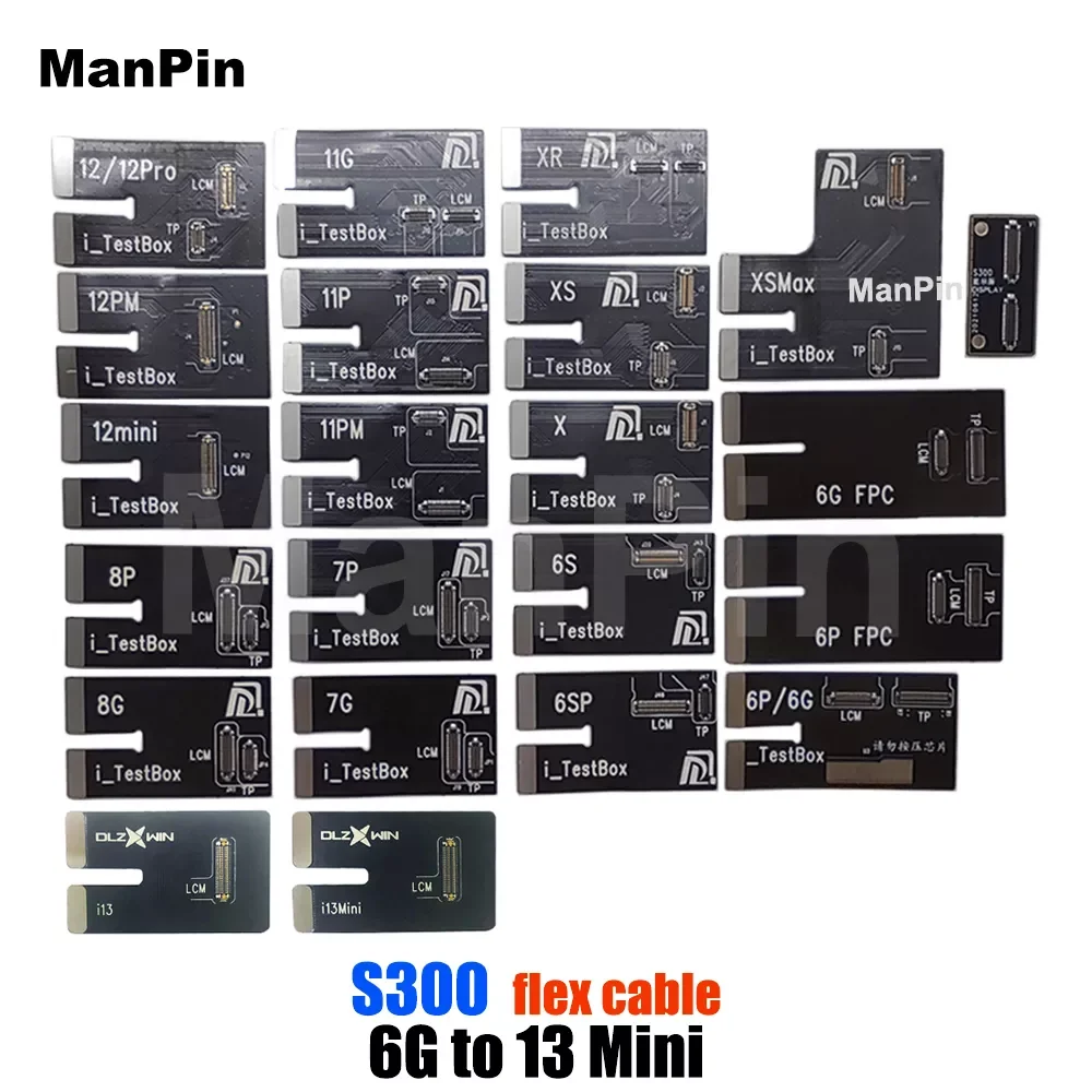

NEW Screen Tester Flex Cable For iPhone 13 Mini 12 Pro Max 11 XS XR X 8 6S 6 Plus LCD TP 3D Touch Testing True Tone Repair Tool