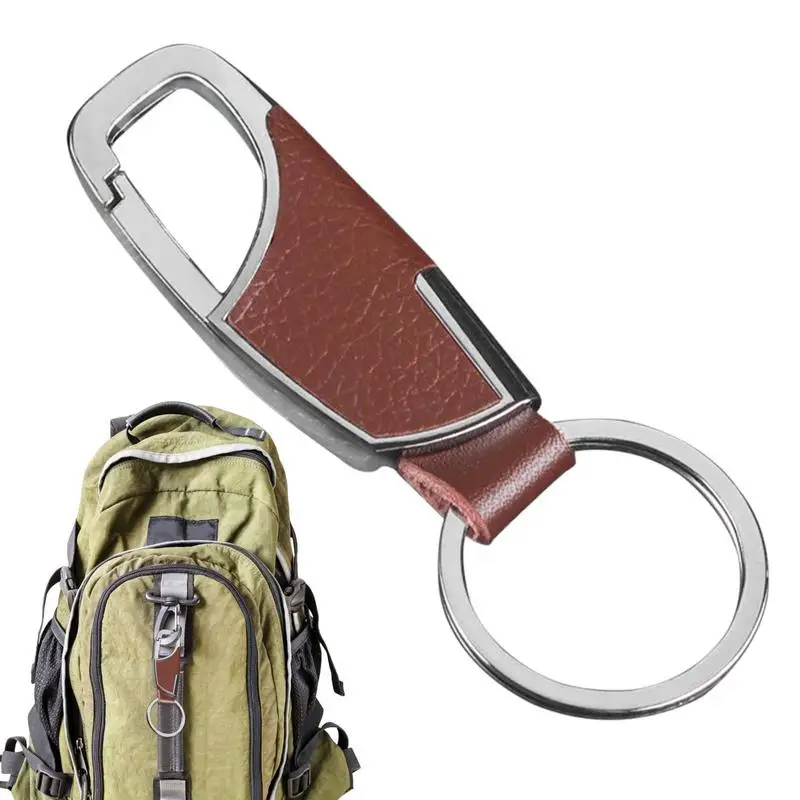 

Car Keychain For Women And Men Key Chain Holder Clip Car Keychain Quick Release Magnet Buckle Leather Keychain Men's Gift For U