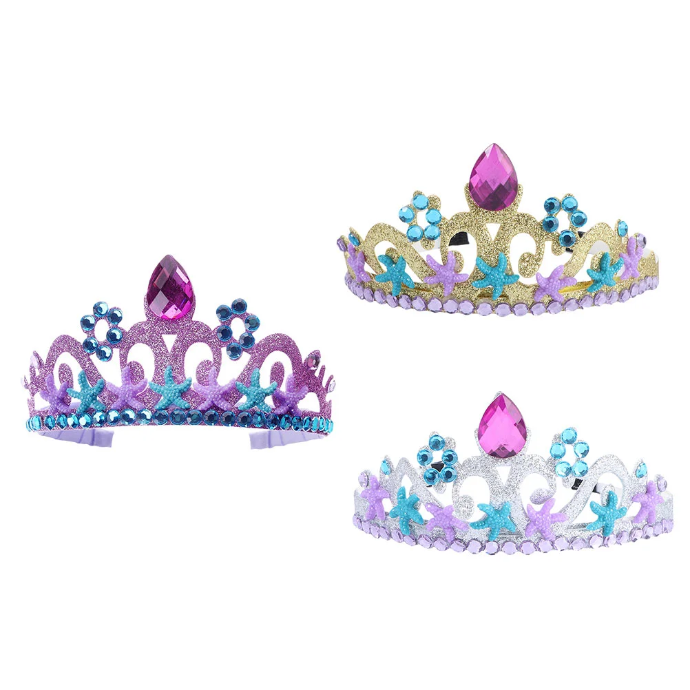 

Женский головной убор в стиле океанского океана, головной убор, украшение на день рождения для девушек, свадебная повязка на голову для молодых девушек