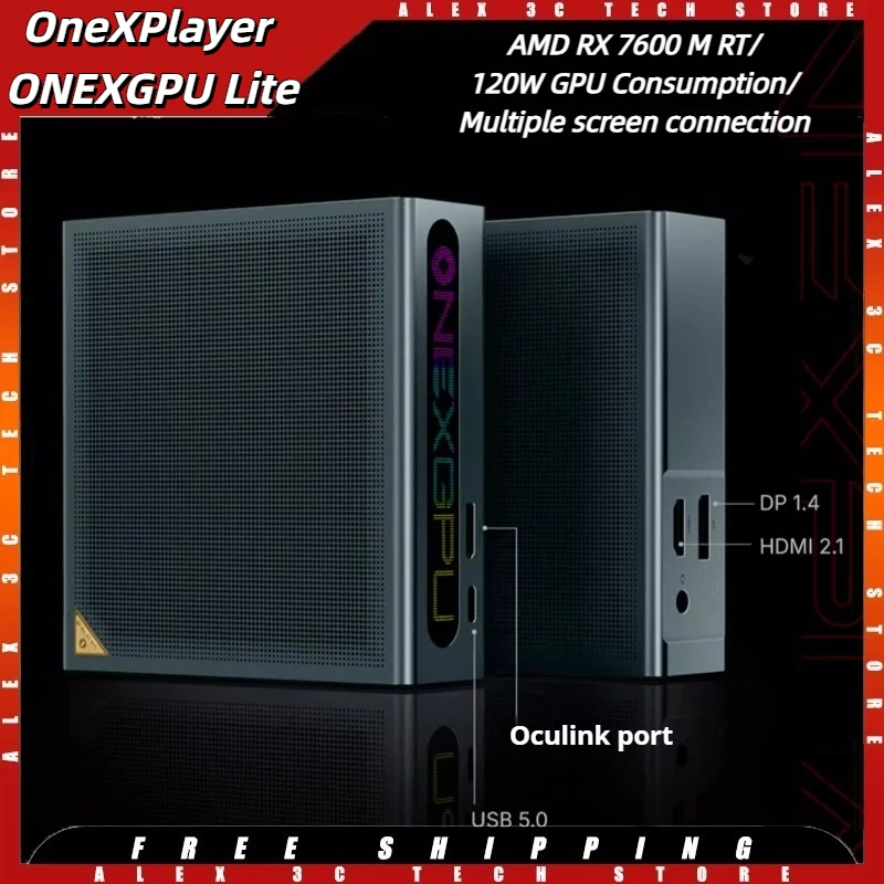AEVYVKV OneXPlayer ONEXGPU Lite EGPU с графикой AMD RX7600 M XT ...