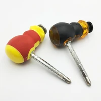 5x75 mini portable small carrot screwdriver telescopic screwdriver transparent head double use screwdrivers manual repair tool