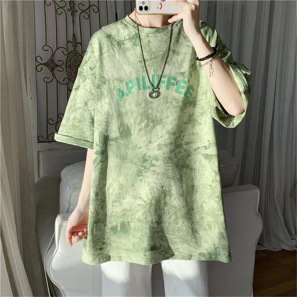 

Мужская футболка с коротким рукавом и круглым вырезом, в стиле Харадзюку