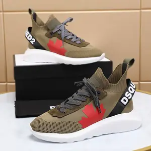 Maple leaf Top Brand dsquared2 Luxury Fashion Sneakers Men Shoes Breathable Casual Shoes Male Tenis 