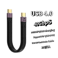 usb 4 0 gen3 data cable pd100w 20v5a 40gpbs qc4pps fast charging type c malefemale to c type male for macbook ipad xiaomi